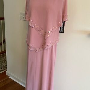 Jessica Howard Pink Dress with Sequin Details